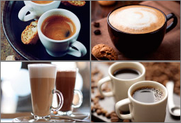 4 вида кофе